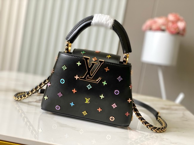 Louis Vuitton LV x TM Capucines Mini M27637 black