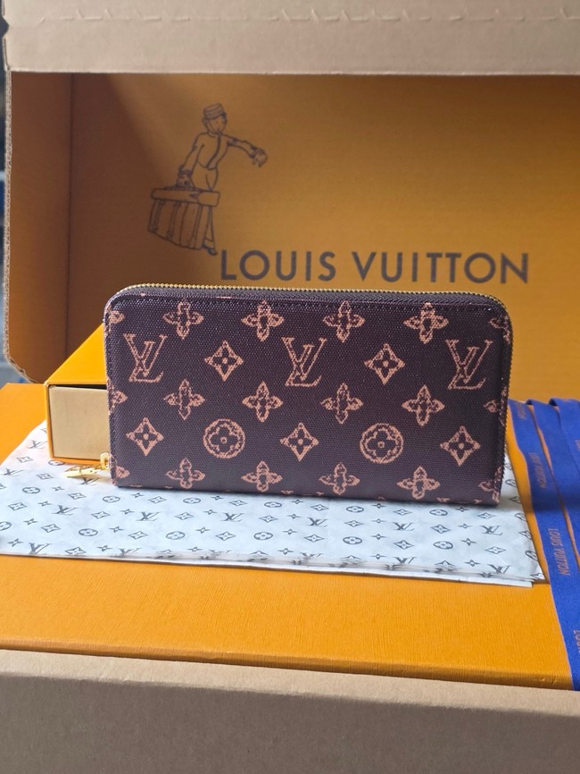 Louis Vuitton Zippy Wallet M27685 dark brown