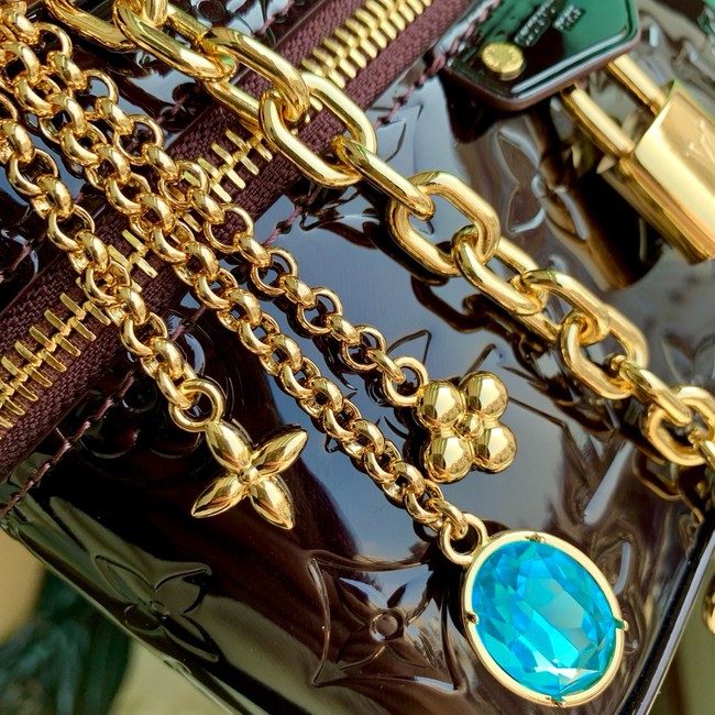 Louis Vuitton Monogram Vernis M28334 dark brown