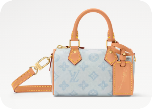 Louis vuitton Nano Speedy M28323 blue Louis vuitton Nano Speedy M28323 blue