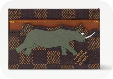 Louis Vuitton Double Card Holder x The Darjeeling Limited N40873 Louis Vuitton Double Card Holder x The Darjeeling Limited N40873