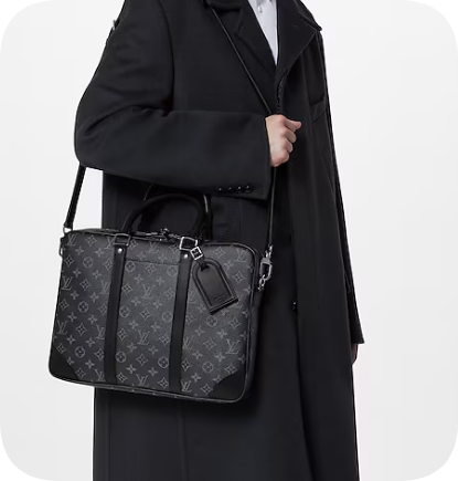 Louis Vuitton Porte-Documents Voyage PM M46457 black