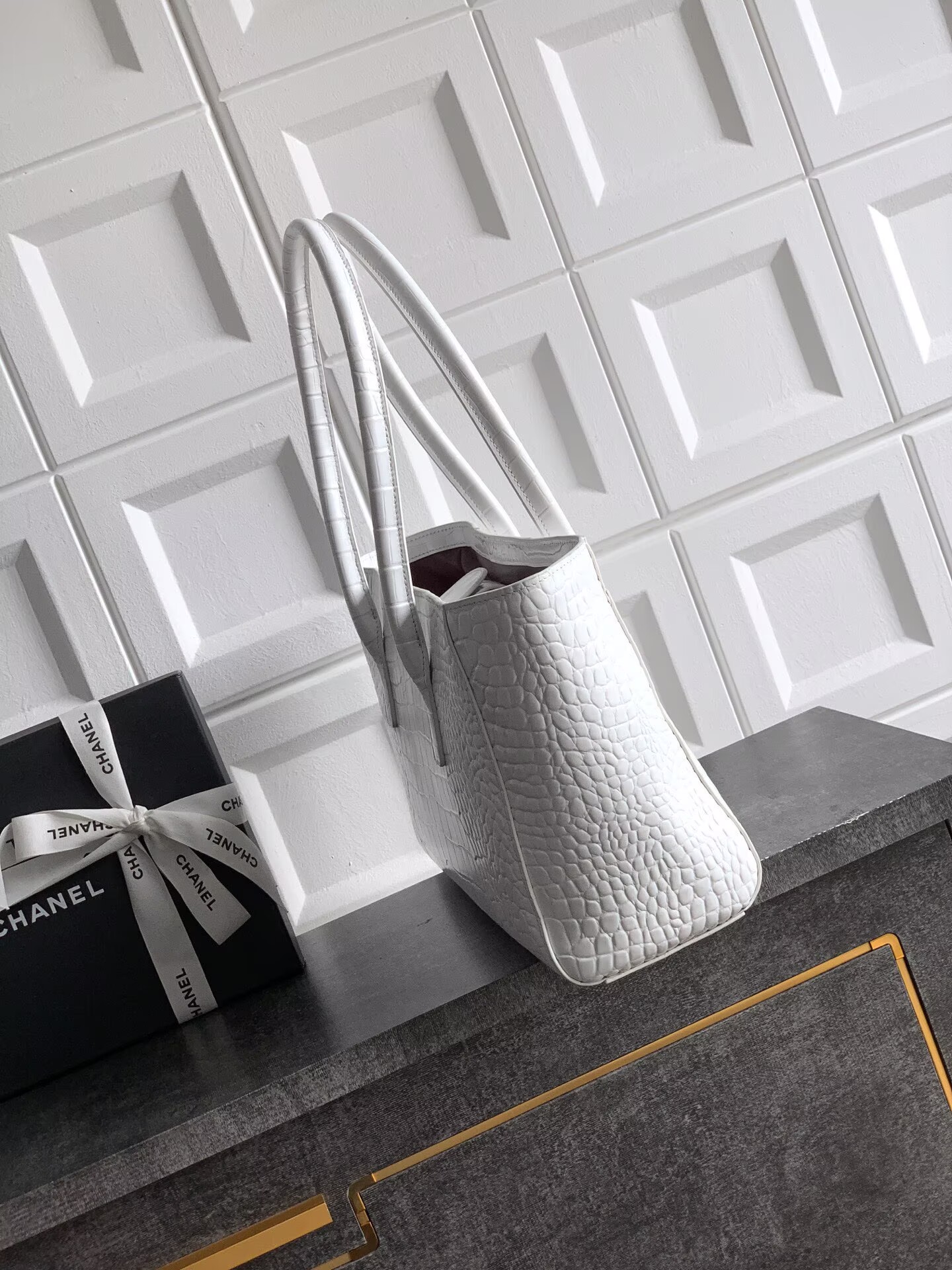 Chanel 2026SS Original Crocodile Leather A31021 White