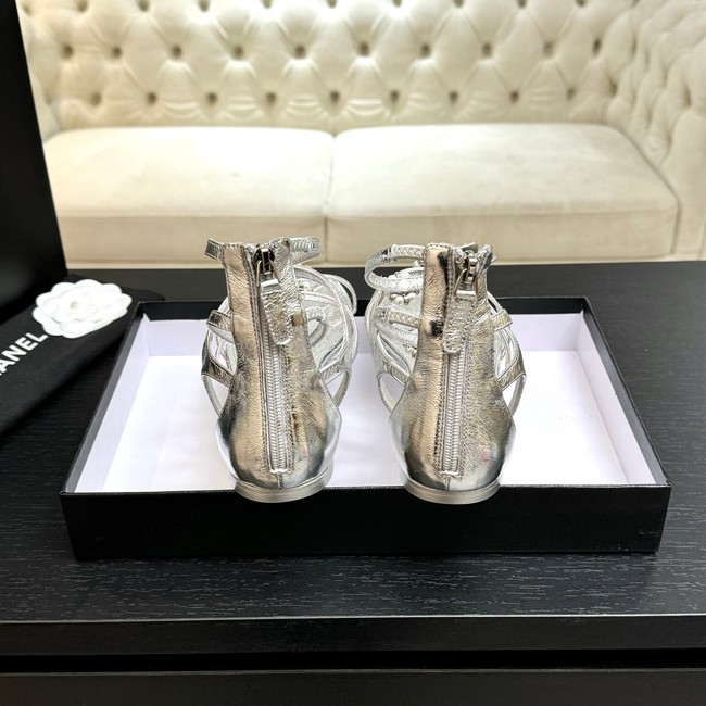 Chanel Sandals Laminated Lambskin 66964-3