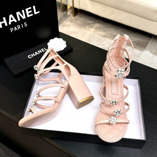 Chanel Sandals Laminated Lambskin 95mm G46999-2