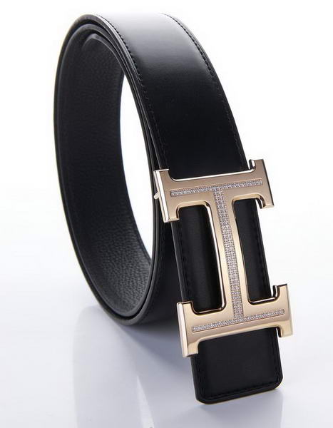 Hermes Belts Original Leather Diamond Everose Black Hermes Belts Original Leather Diamond Everose Black