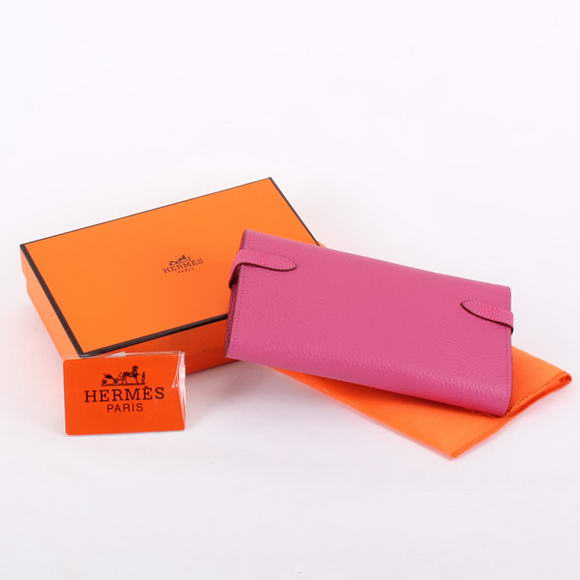 Hermes Kelly Bi-Fold Wallet A708 Roseo Hermes Kelly Bi-Fold Wallet A708 Roseo