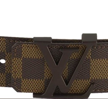 Louis Vuitton Initiales Damier Ebene Belt M9807S Louis Vuitton Initiales Damier Ebene Belt M9807S