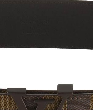 Louis Vuitton Initiales Damier Ebene Belt M9807S Louis Vuitton Initiales Damier Ebene Belt M9807S