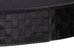 Louis Vuitton Initiales Damier Leather Belt M6820S Louis Vuitton Initiales Damier Leather Belt M6820S