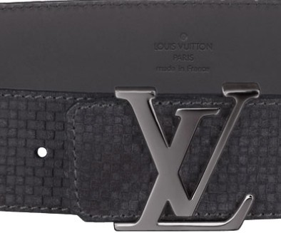 Louis Vuitton Initiales suede leather Belts M6875T Louis Vuitton Initiales suede leather Belts M6875T