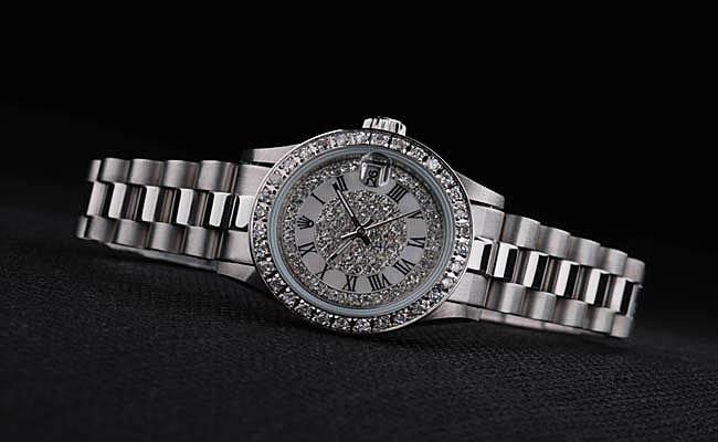 Rolex Datejust Diamond White Surface 25 Mm Women Watch-RD3853 Rolex Datejust Diamond White Surface 25 Mm Women Watch-RD3853