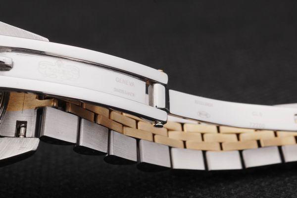 Rolex Datejust Mechanism Golden White Surface Watch-RD2459 Rolex Datejust Mechanism Golden White Surface Watch-RD2459