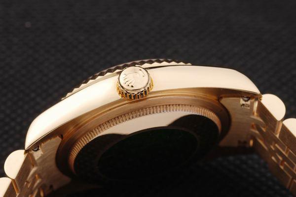 Rolex Datejust Mechanism Golden Bezel&White Surface Watch-RD2376 Rolex Datejust Mechanism Golden Bezel&White Surface Watch-RD2376