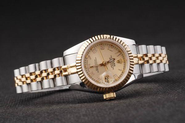 Rolex Datejust Mechanism Rose Golden Surface Women Watch-RD2461 Rolex Datejust Mechanism Rose Golden Surface Women Watch-RD2461