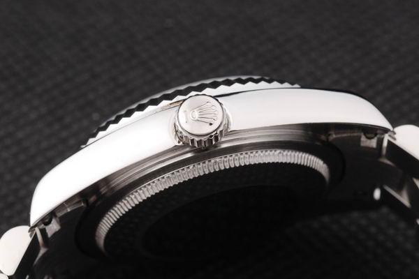 Rolex Datejust Mechanism Silver Bezel Black Surface Watch-RD2414 Rolex Datejust Mechanism Silver Bezel Black Surface Watch-RD2414