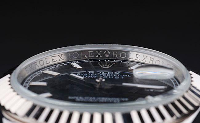 Rolex Datejust Silver Black 34mm Men Watch-RD3830 Rolex Datejust Silver Black 34mm Men Watch-RD3830