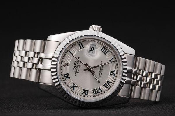 Rolex Datejust Silver White Surface Cutwork Watch-RD2391 Rolex Datejust Silver White Surface Cutwork Watch-RD2391