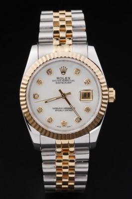 Rolex Datejust Stainless Steel White Surface Watch-RD2382 Rolex Datejust Stainless Steel White Surface Watch-RD2382