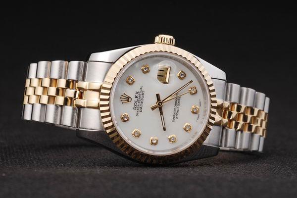 Rolex Datejust Stainless Steel White Surface Watch-RD2382 Rolex Datejust Stainless Steel White Surface Watch-RD2382