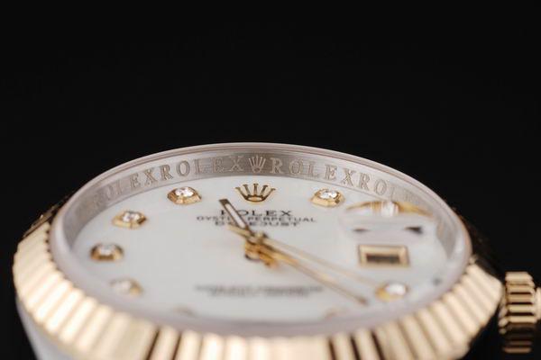 Rolex Datejust Stainless Steel White Surface Watch-RD2382 Rolex Datejust Stainless Steel White Surface Watch-RD2382