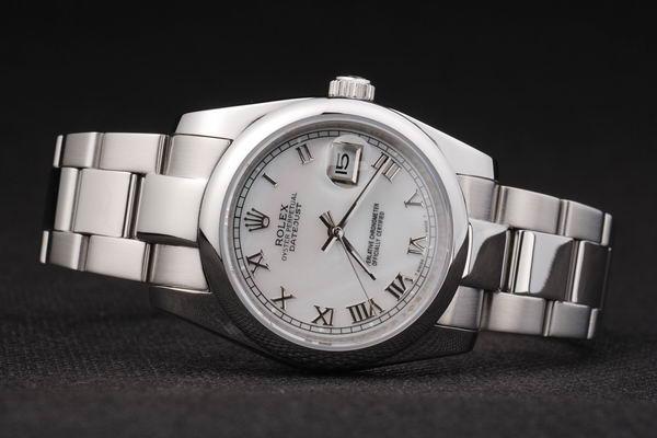 Rolex Datejust Swiss Mechanism Silver&White Watch-RD2380 Rolex Datejust Swiss Mechanism Silver&White Watch-RD2380