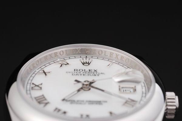 Rolex Datejust Swiss Mechanism Silver&White Watch-RD2380 Rolex Datejust Swiss Mechanism Silver&White Watch-RD2380