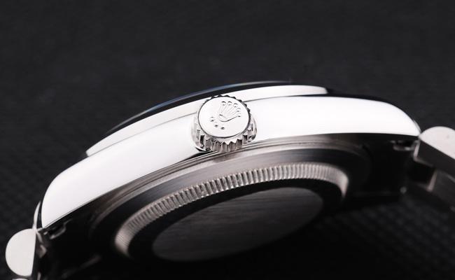 Rolex Day-Date Silver Black Stainless Steel Watch-RD2905 Rolex Day-Date Silver Black Stainless Steel Watch-RD2905